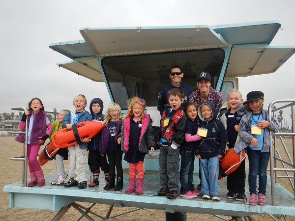 Kindergarten field trip lifesaving