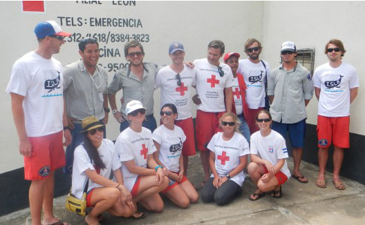 Julie with ISLA Team Nicaragua 2012