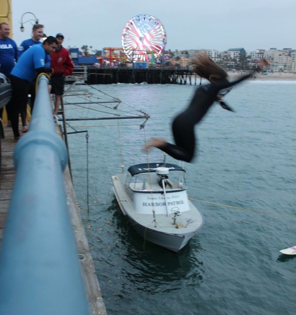 Santa Monica Pier Jumps